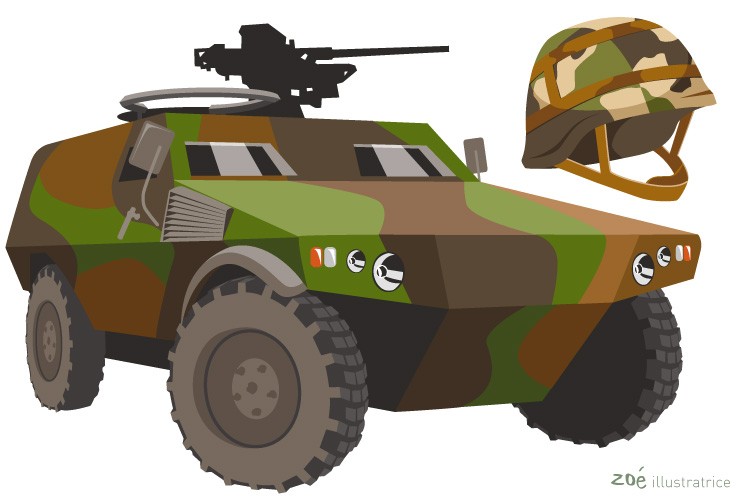 illustration I’m in the army now