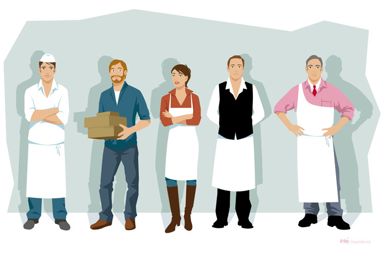 illustration Les artisans