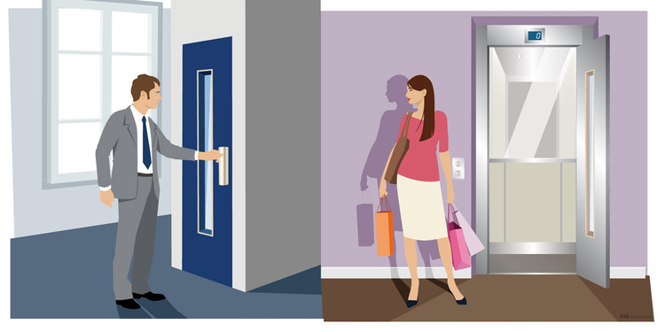 illustration Ascenseurs stories …
