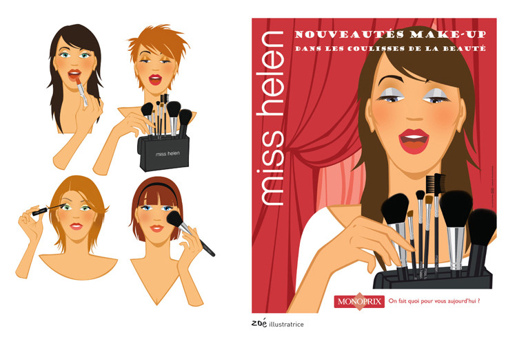 illustration Dossier de presse Monoprix