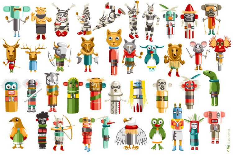 illustration Kachina