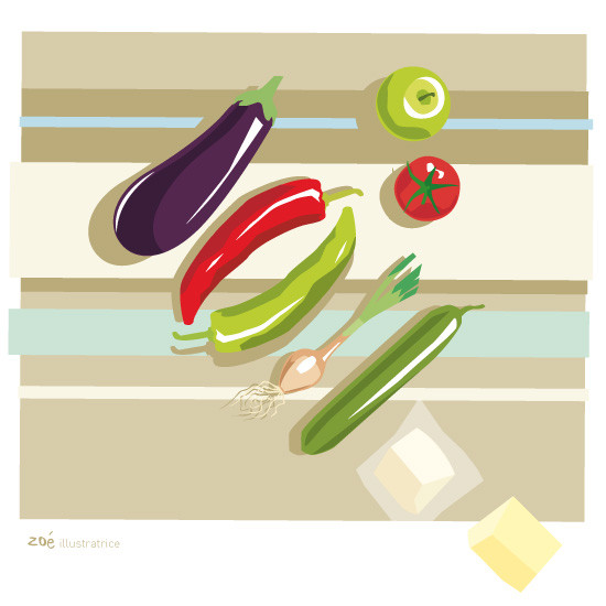 illustration Les légumes de l’été !