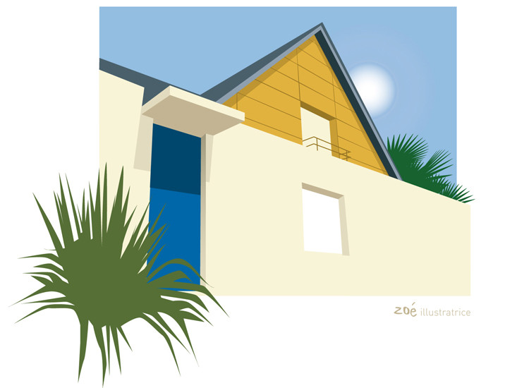 illustration Maison à Pornichet