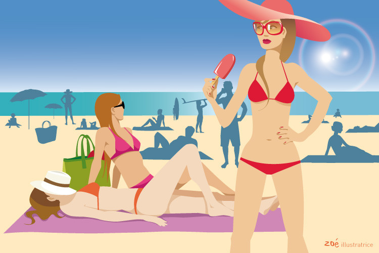 illustration Adios à la playa