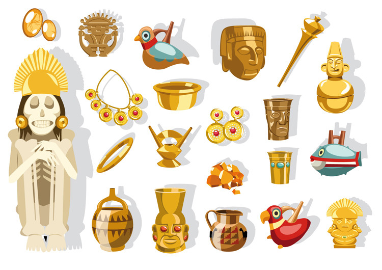 illustration Objets précolombiens