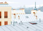 Les toits de Paris