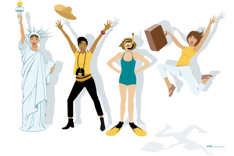 illustration Vacances, j’oublie tout !