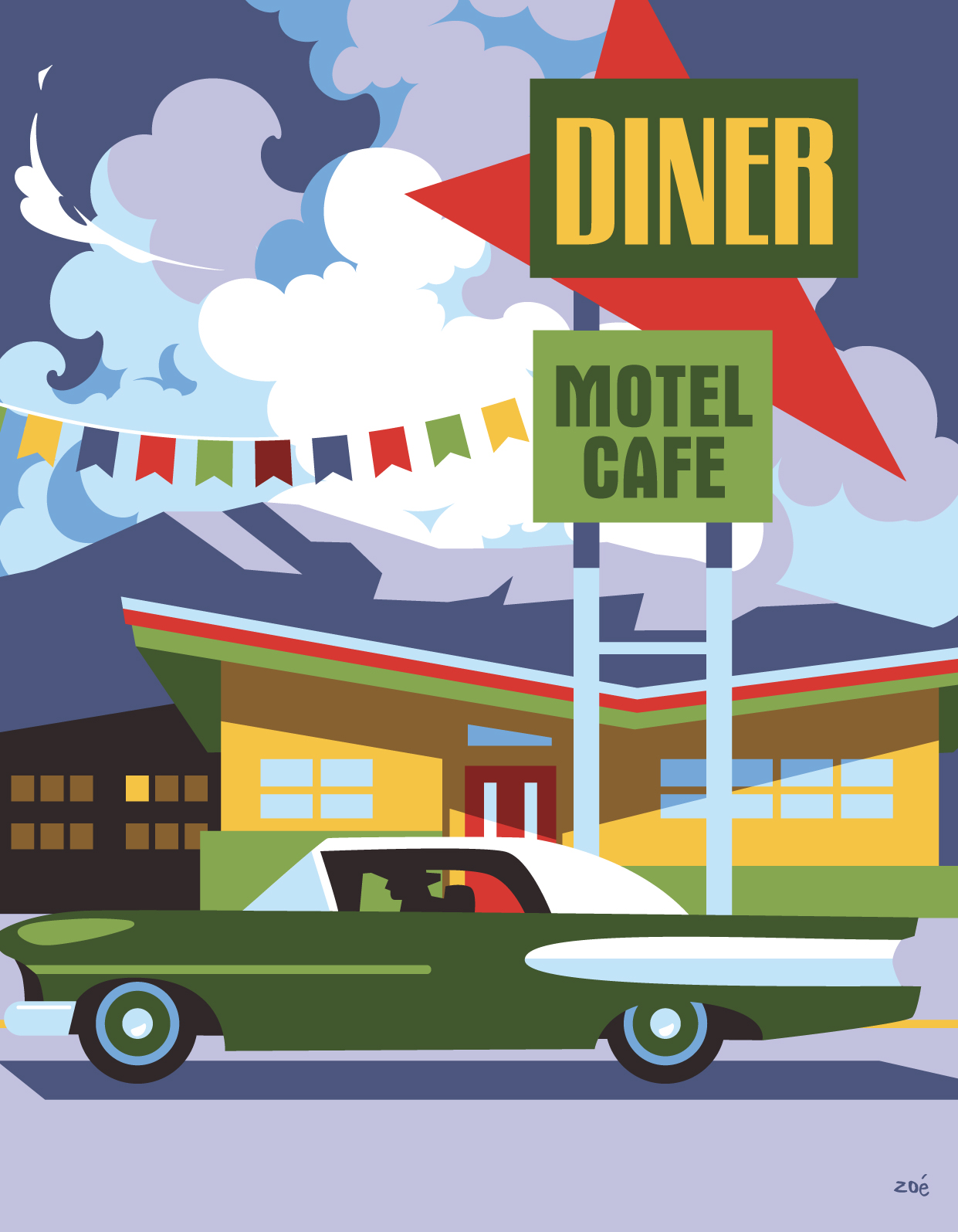 America_Diner motel