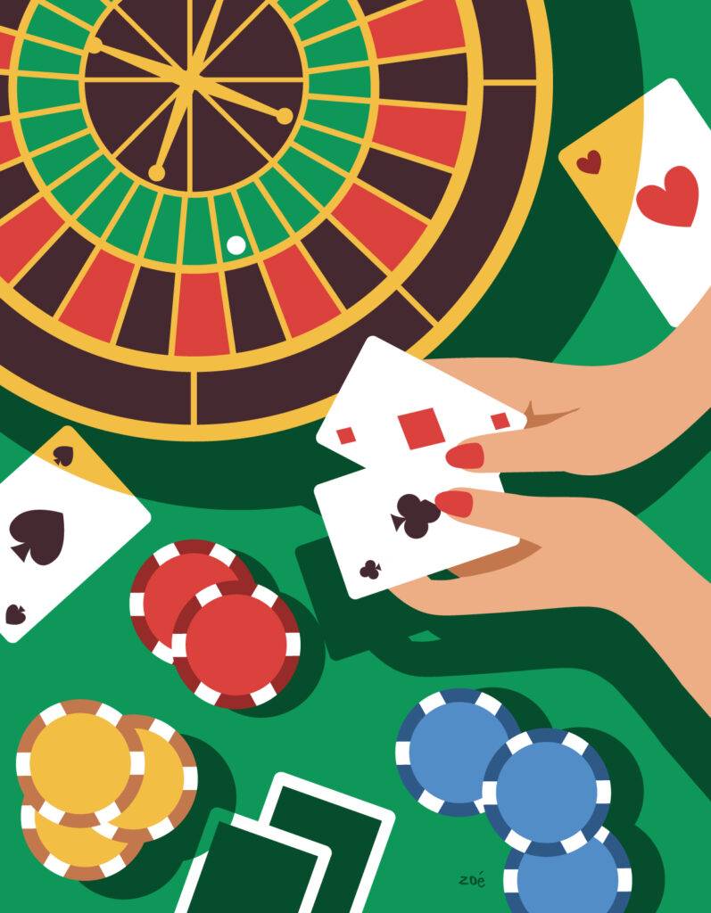 illustration casino Las Vegas