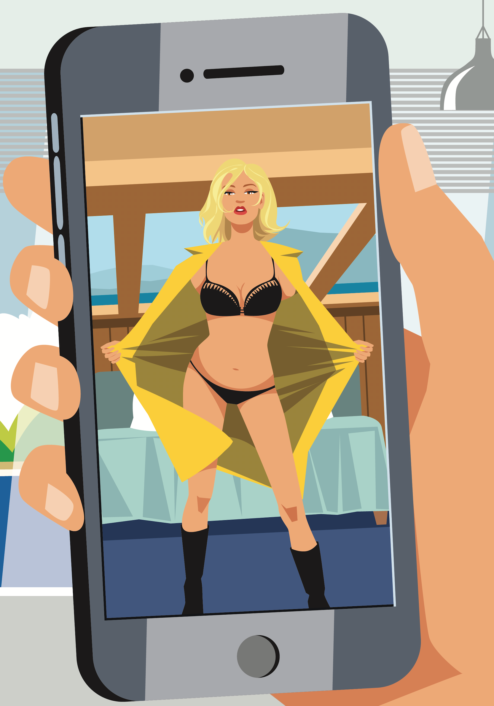 illustration sexto smartphone