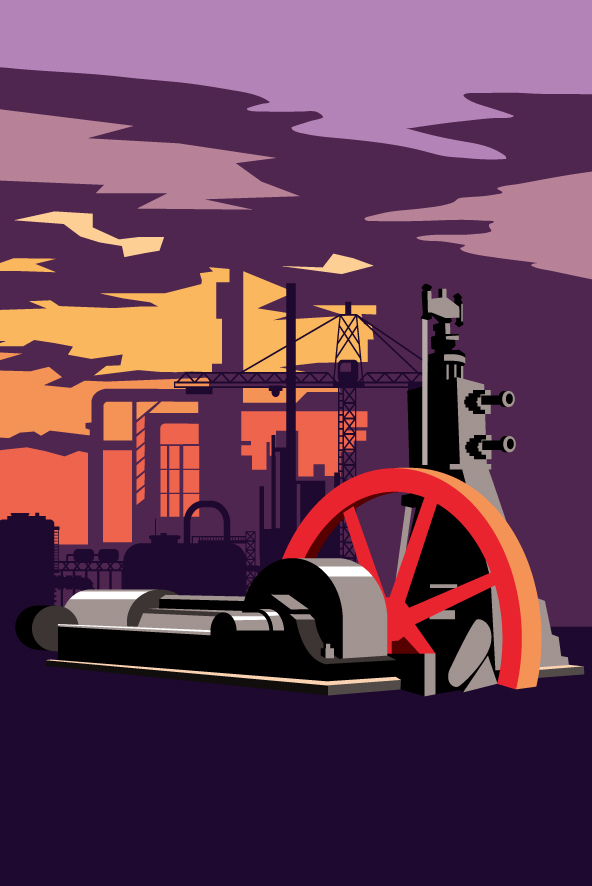 illustration raffinerie
