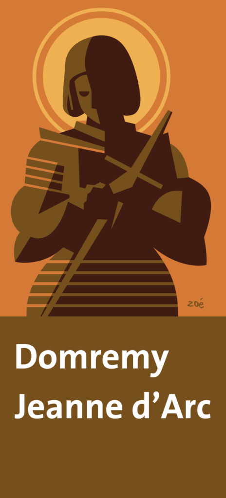 illustration Jeanne d'Arc Domrémy