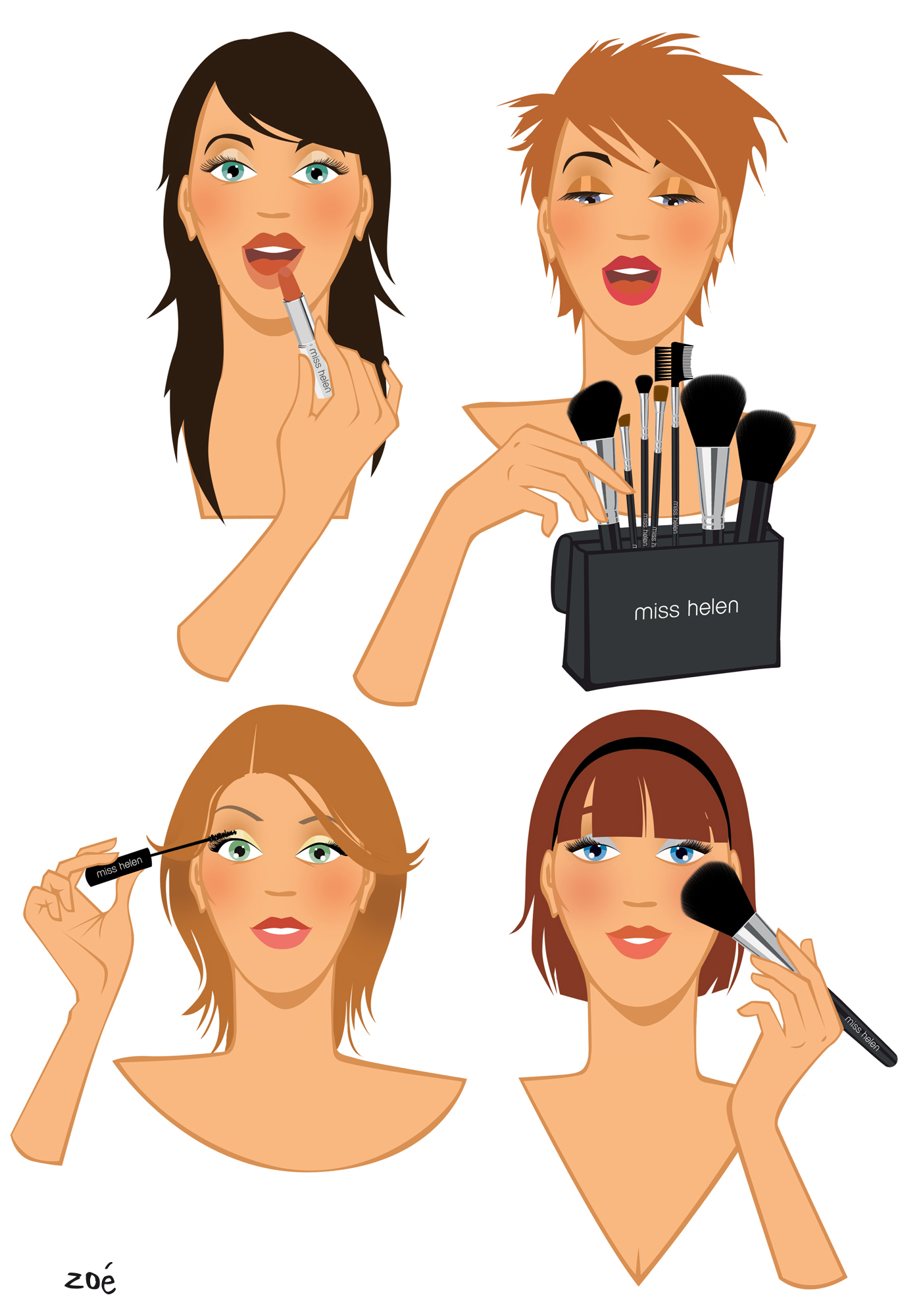 illustration maquillage