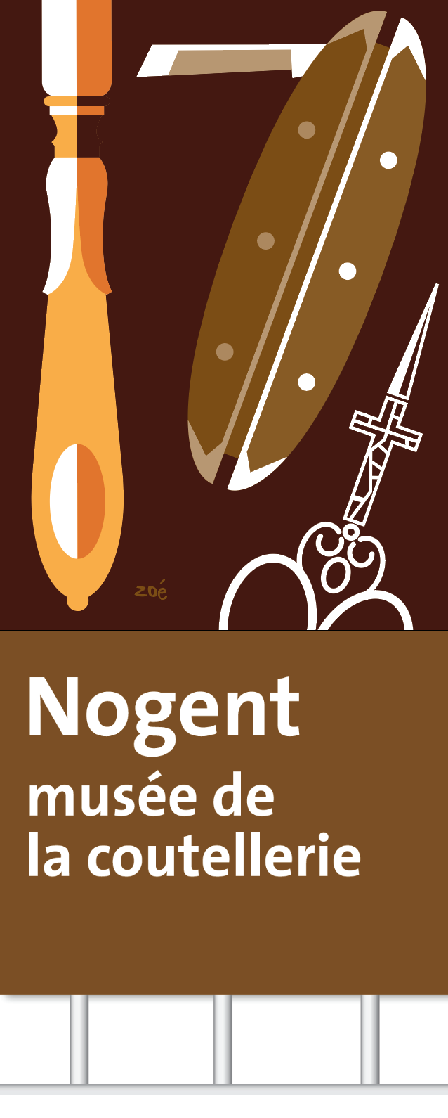 illustration panneau autoroute Nogent coutellerie