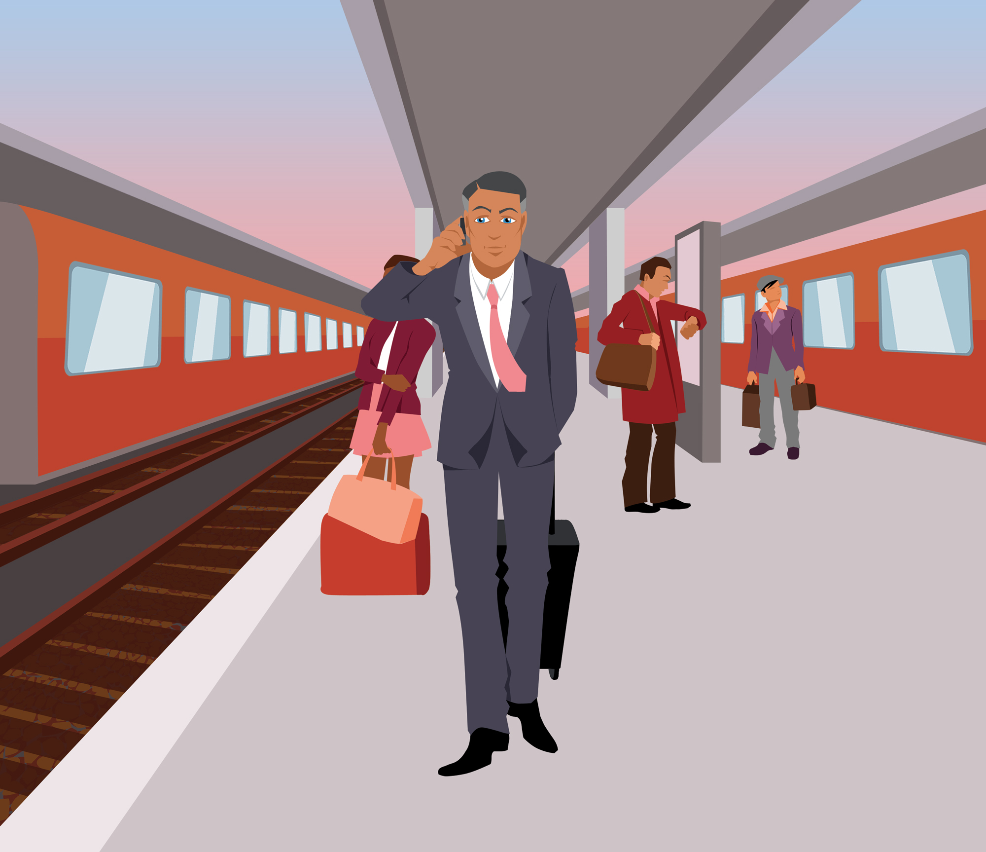 illustration voyageur SNCF