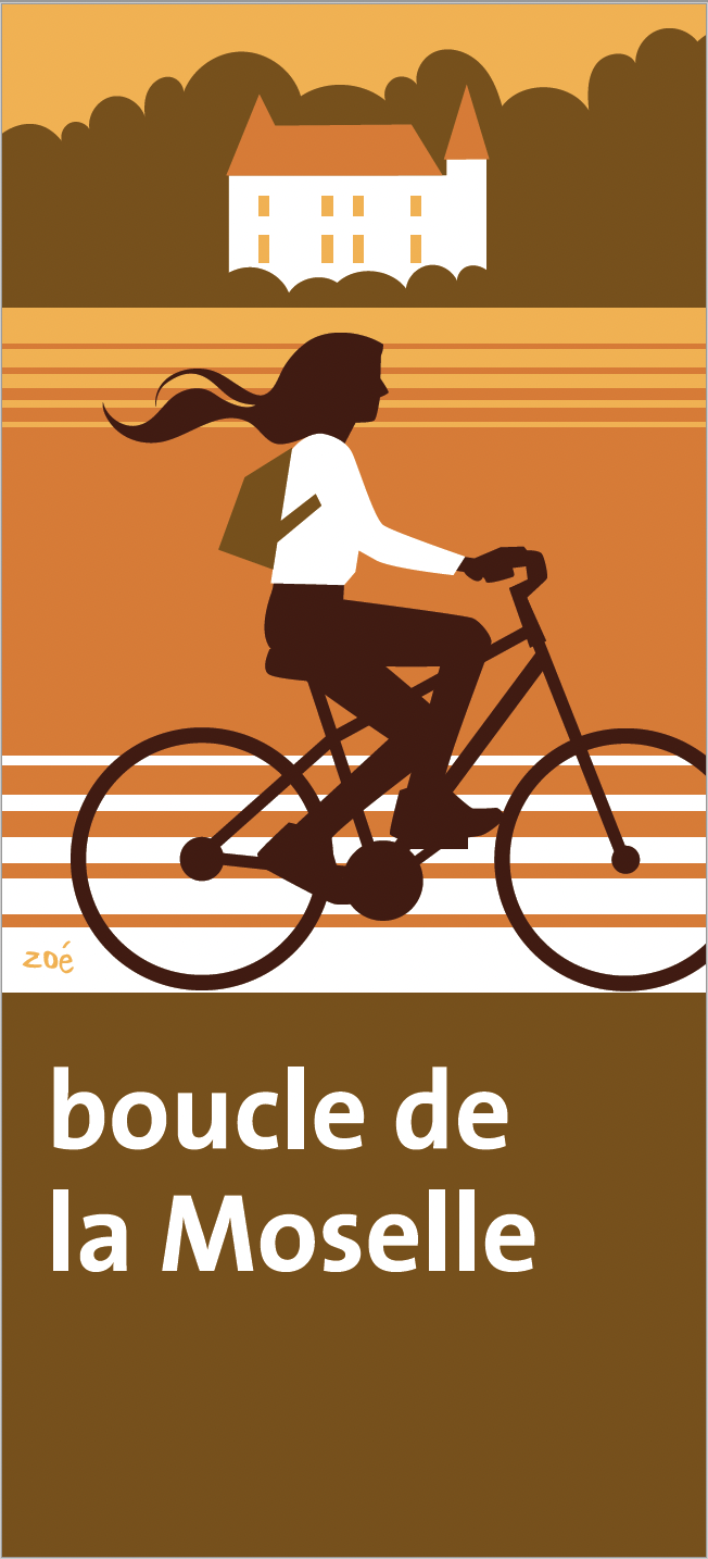 illustration véloroute Moselle