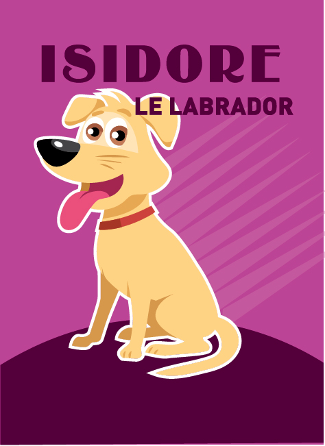 illustration chien labrador