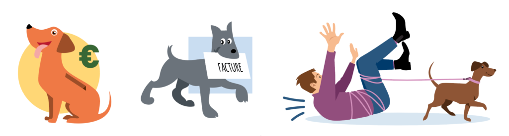 illustration chiens