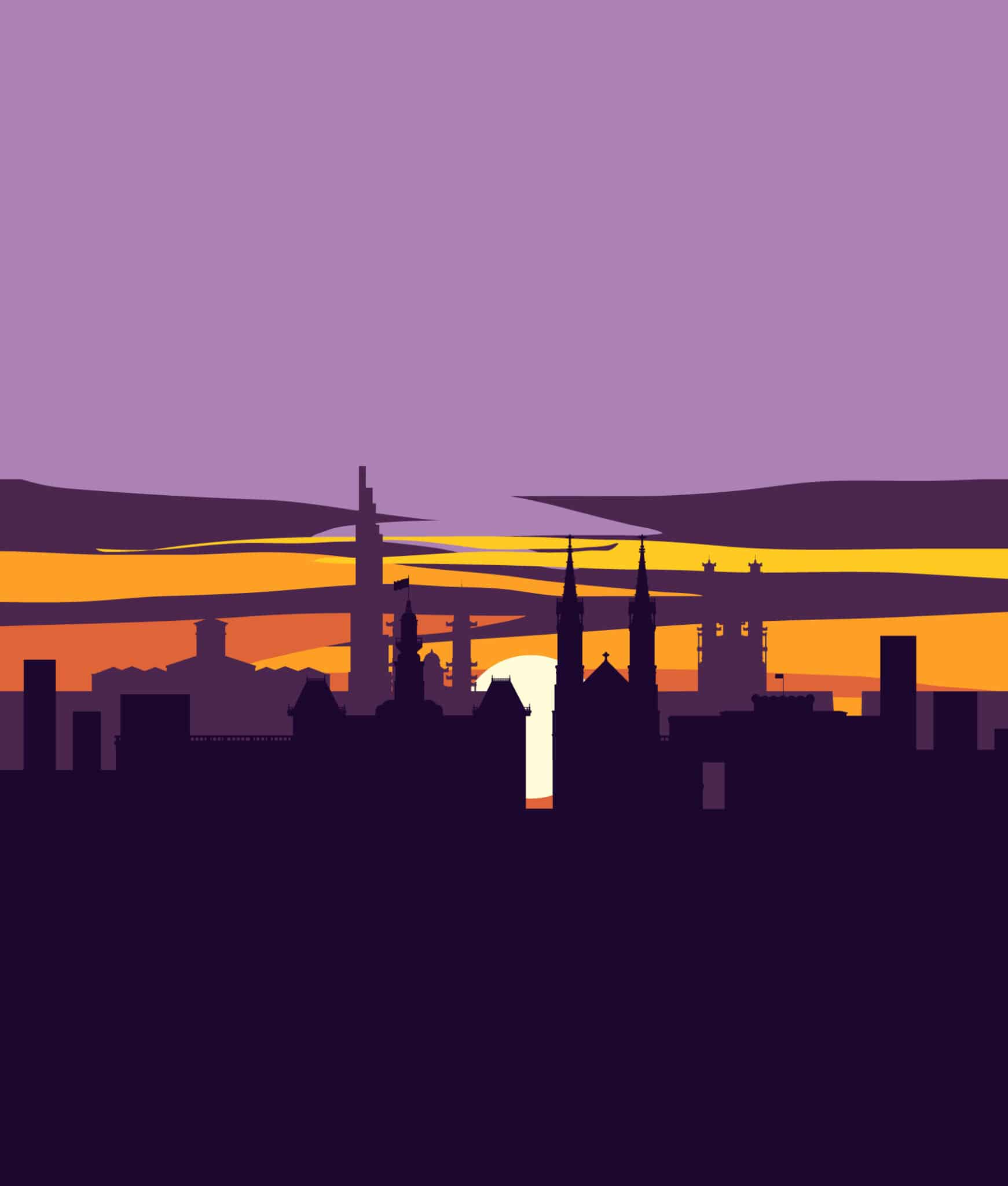 illustration skyline