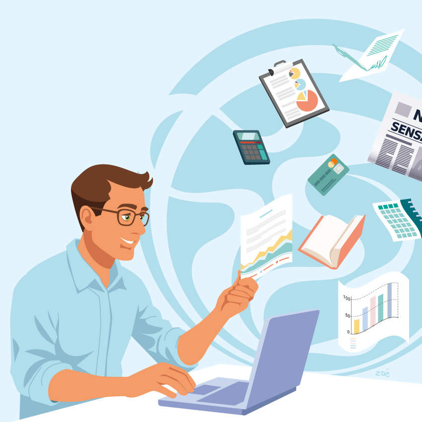 illustration intelligence artificielle au service de l'homme