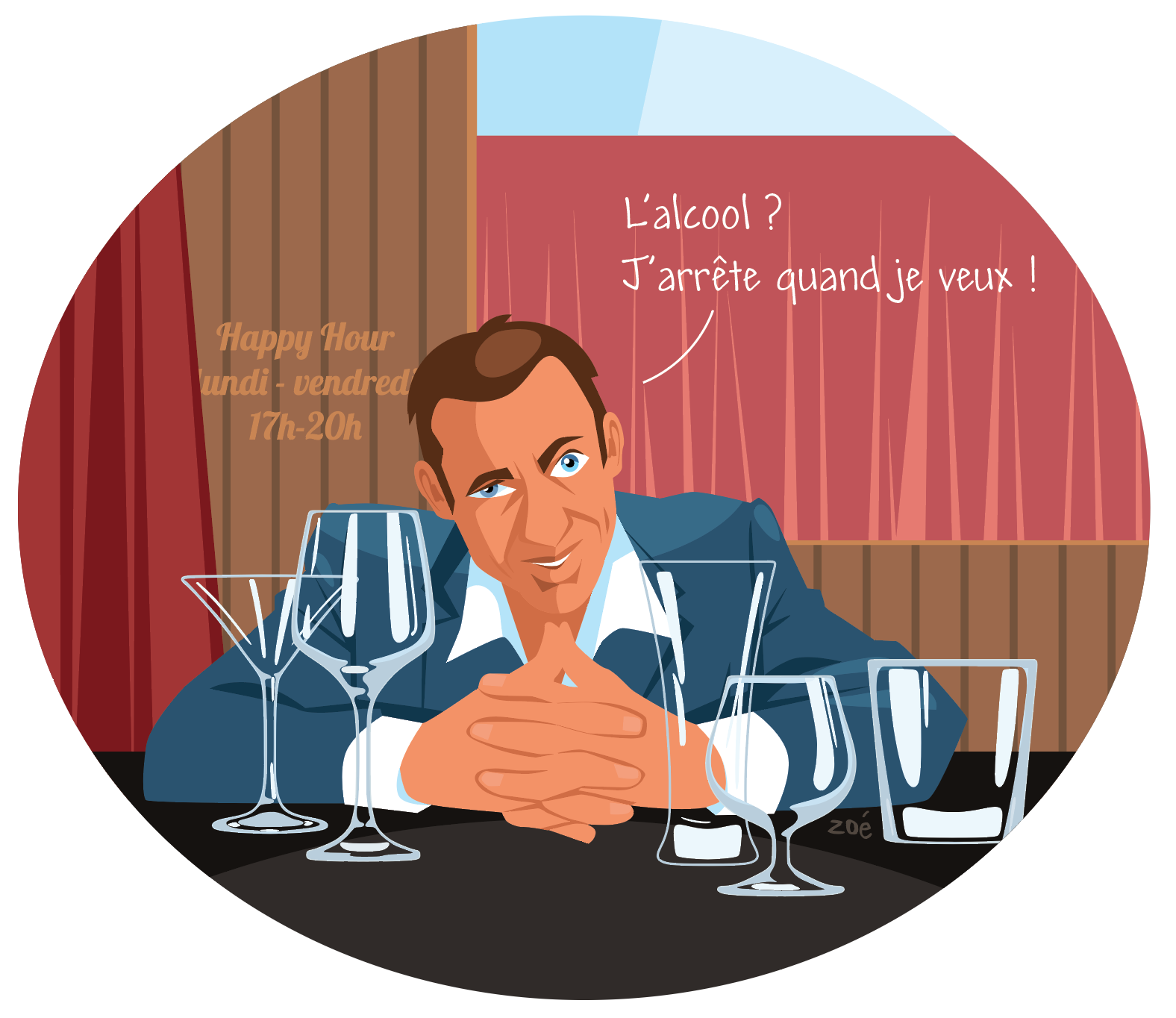 Illustration santé addictions | zoé illustratrice