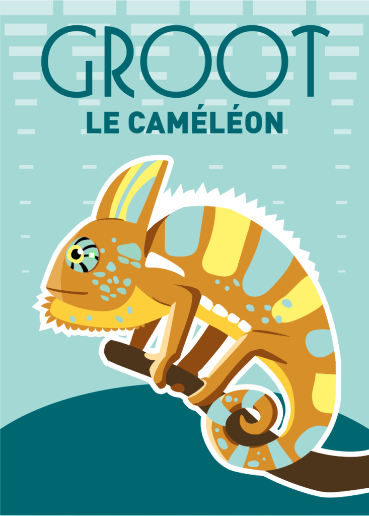 illustration caméléon