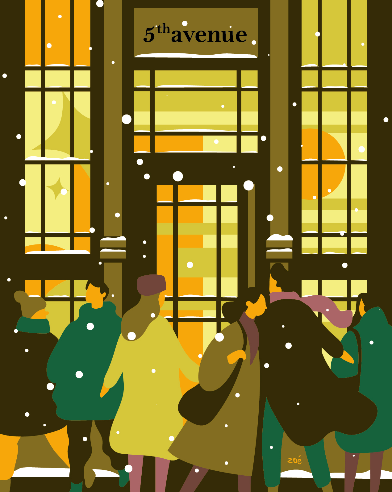 illustration 5e avenue zoe illustratrice New York