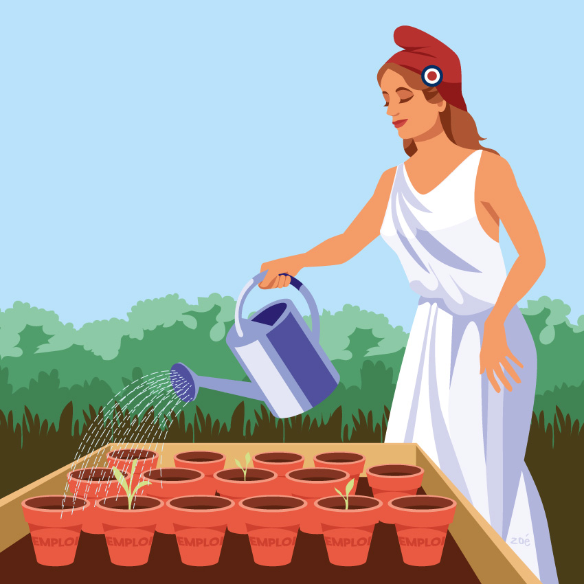 illustration subventions et emploi