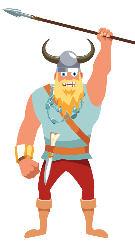 illustration viking