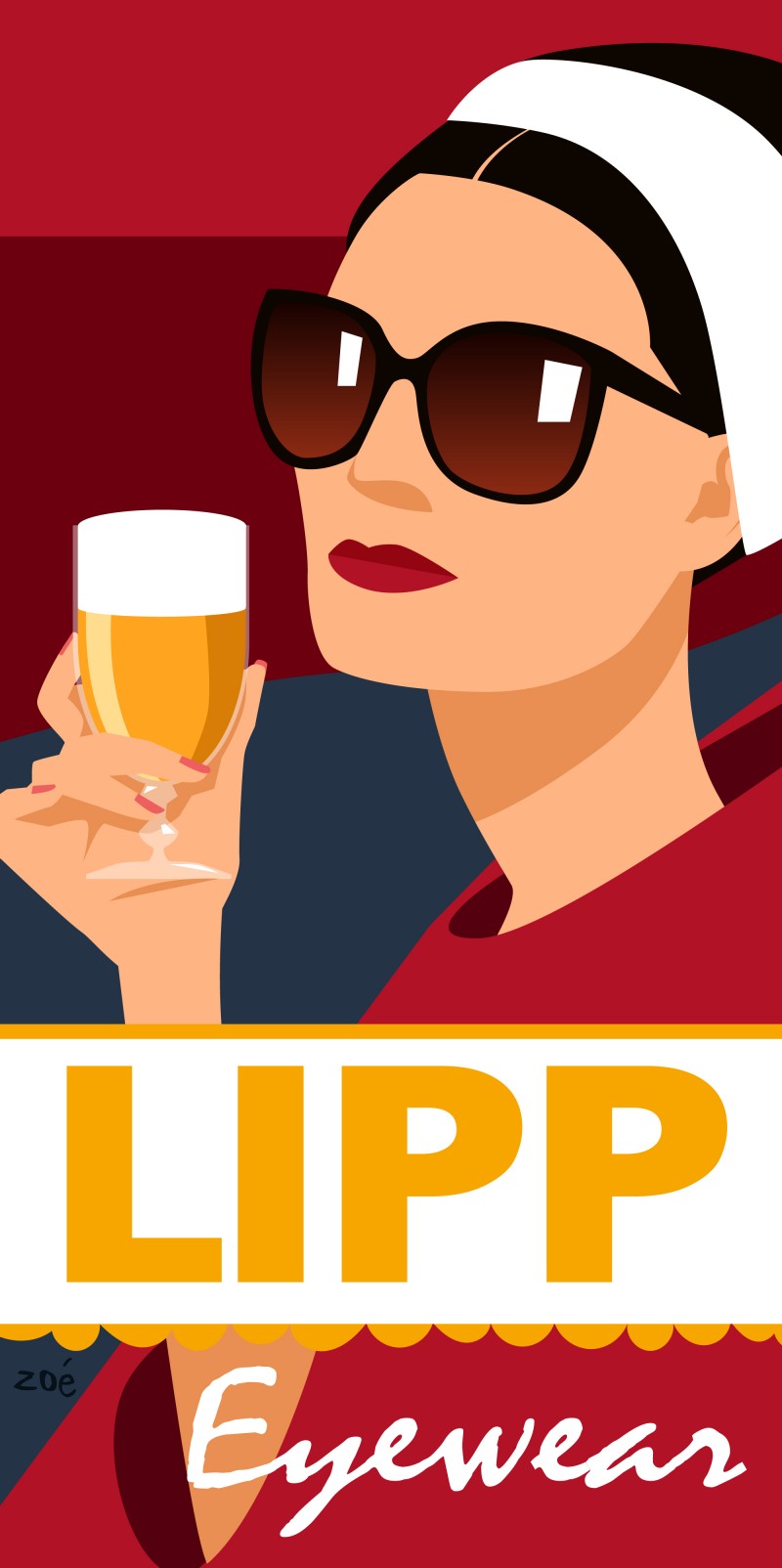 illustration Lipp Restaurant