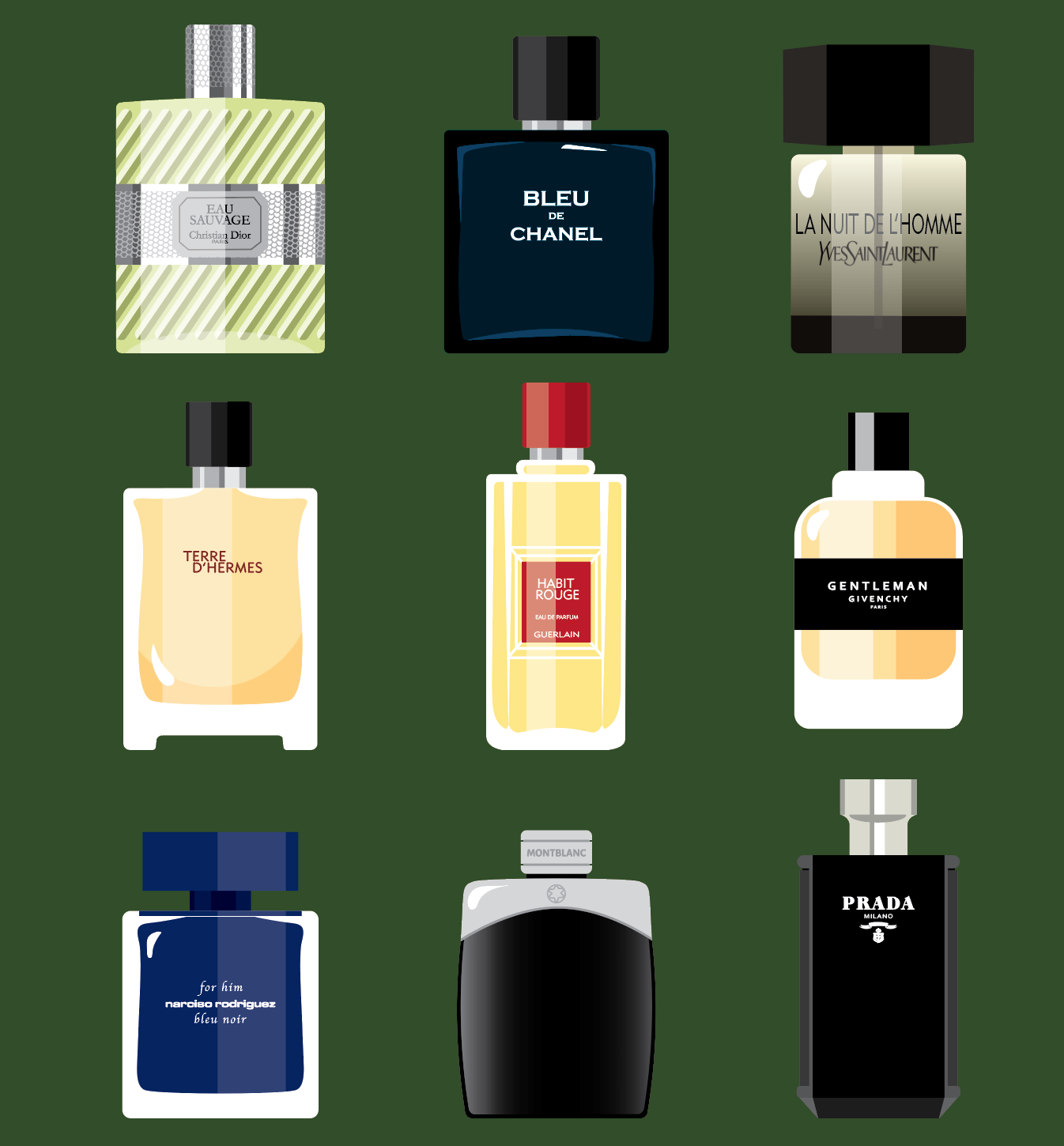 illustration parfums