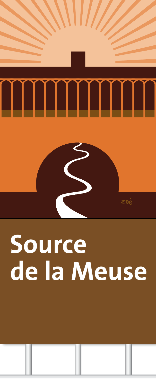 illustration panneau autoroute Source de la Meuse