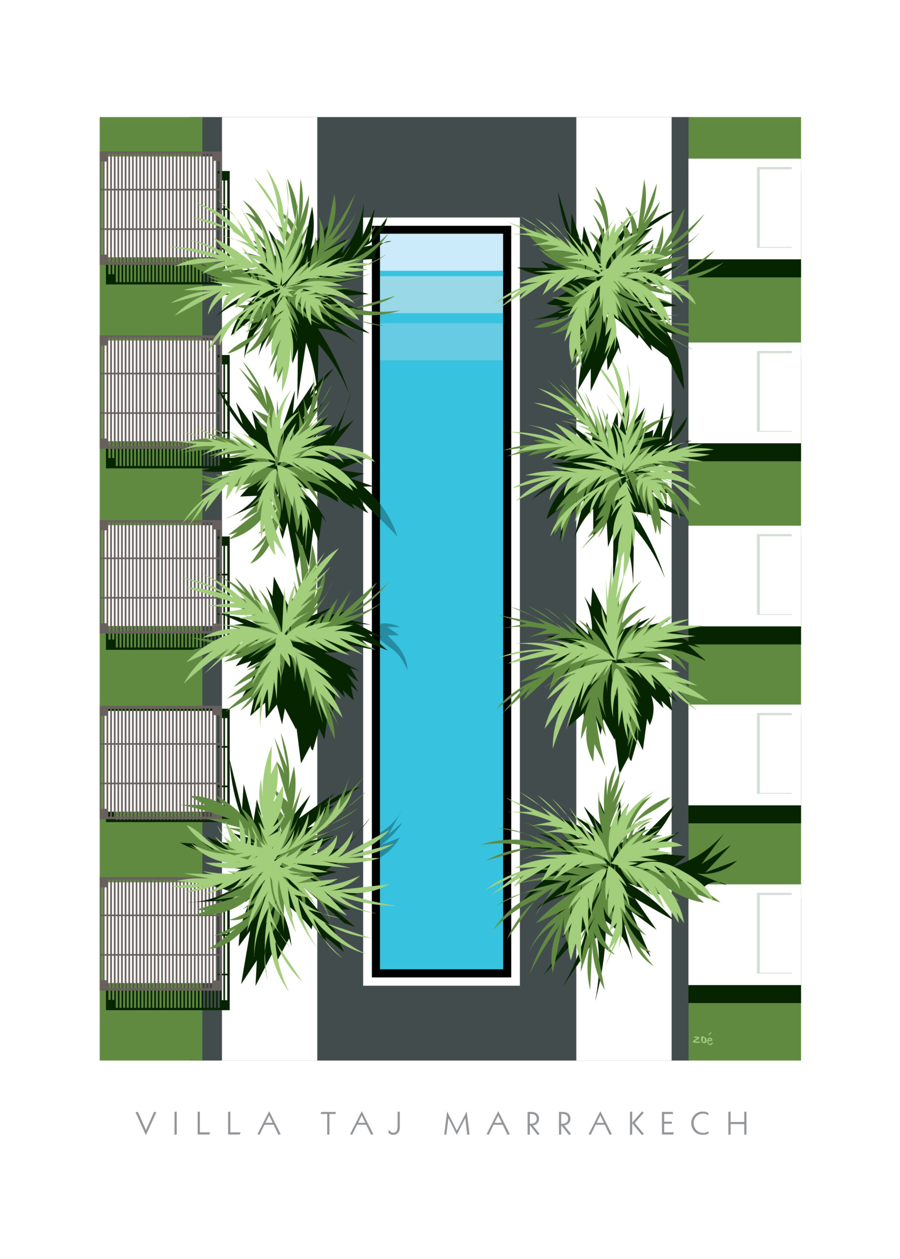 illustration piscine